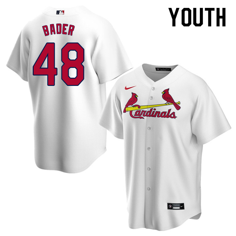 Nike Youth #48 Harrison Bader St.Louis Cardinals Baseball Jerseys Sale-White